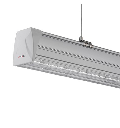 170cm 50W dimbare LED linear trunking - 160lm/W, dubbel asymmetrisch, 4000K, gependelde montage