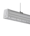170cm 50W dimbare LED linear trunking - 160lm/W, dubbel asymmetrisch, 4000K, gependelde montage