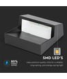 3W LED trapverlichting - IP65, zwart, 4000K, 210lm, opbouw