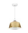 7W LED pendel met gouden acryl kap - 3000K, IP20, incl. lichtbron