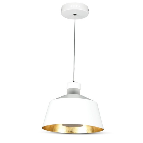 7W witte LED pendellamp - Ø25cm, acryl, 3000K, incl. lichtbron