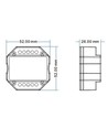 LEDlife rWave inbouwdimmer - Tuya/SmartLife, RF+Wifi, 200W LED-dimmer