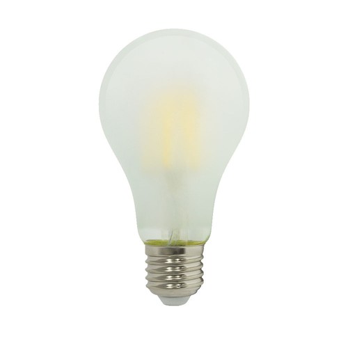 E27 6W A60 Frost Cross Filament LED lamp - 2700K, 660lm, mat glas