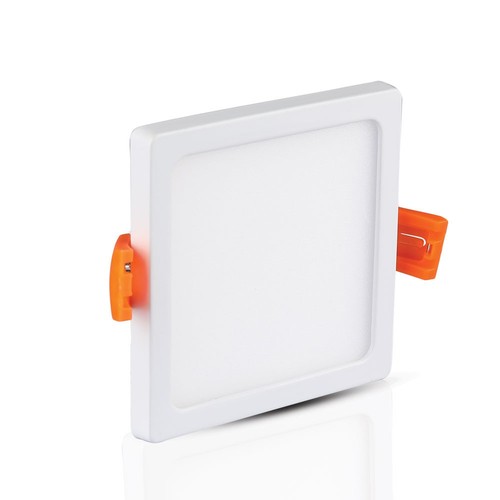 22W 17x17cm LED inbouwpanel, vierkant - 100lm/W, witte rand, Gat: 15,5 x 15,5 cm, Afm: 17 x 17 cm