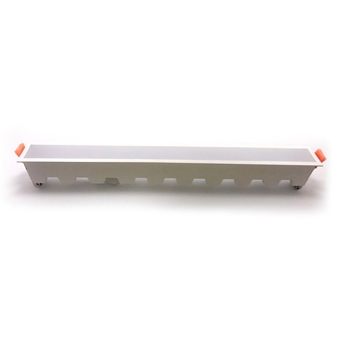 29cm 20W LED lineair armatuur - Ultra slim, witte rand, 6400K, IP20 binnen