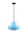 Pastel Prisma hanglamp (E27) - blauw, Ø310*180mm