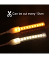 5m 10W/m waterdichte LED-strip (Type X-2) - 230V, IP67, 1300lm/m