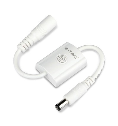 Touch sensor voor LED strips, 12V - Max 24W, dimbaar, wit, IP20, Jack plug aansluiting