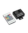 RGB LED controller met 20-knops RF afstandsbediening - 12V/24V, 3 kanalen, max 480W, IP20
