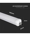 60W Waterdichte Lamp - LED, 180cm, Samsung Chip, 4000K, 5 Jaar Garantie