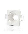 GU10 inbouwspot in gips - Rond, wit, Ø12,5 cm gat, IP20