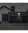 30W LED breedstraler met sensor, Samsung LED - IP65, wit, 6400K