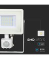 30W LED breedstraler met sensor, Samsung LED - IP65, wit, 6400K