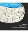 12W/m LED-strip - Samsung Chip, 12V, 6500K, IP20, 5m/rol