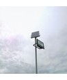 35W Solara LED breedstraler met zonnepaneel - IP65, zwart, afstandsbediening