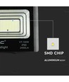 35W Solara LED breedstraler met zonnepaneel - IP65, zwart, afstandsbediening