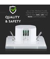 Wandmontage magnetronsensor - Wit, voor inbouw, max 300W