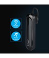 Bluetooth headset, zwart - 170mAh, 10-12 uur speeltijd, in-ear design, IP20