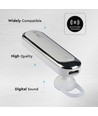 Bluetooth headset met microfoon, wit - 170mAh batterij, 10-12 uur speeltijd, in-ear design