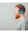 Draadloze Bluetooth-hoofdtelefoon, blauw - 12 uur speeltijd