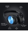 Draadloze Bluetooth-hoofdtelefoon, blauw - 12 uur speeltijd