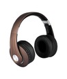 Draadloze Bluetooth-hoofdtelefoon met verstelbare beugel - 12 uur speeltijd, bruin