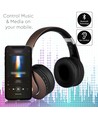 Draadloze Bluetooth-hoofdtelefoon met verstelbare beugel - 12 uur speeltijd, bruin