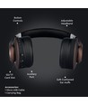 Draadloze Bluetooth-hoofdtelefoon met verstelbare beugel - 12 uur speeltijd, bruin