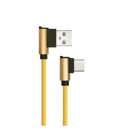 1M USB-kabel Type-C - Goud (Diamond Serie)