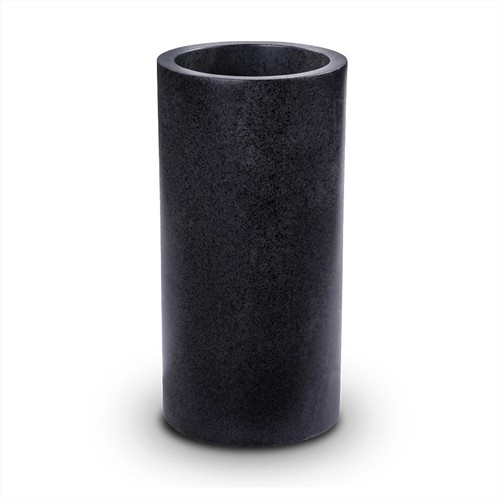 GU10 betonnen wandlamp met up/down licht - Rond, donkergrijs, IP20 binnen, zonder lichtbron