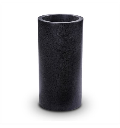 GU10 betonnen wandlamp met up/down licht - Rond, donkergrijs, IP20 binnen, zonder lichtbron