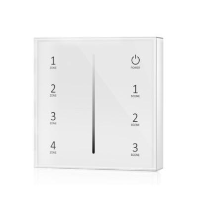 LEDlife rWave dimmer afstandsbediening - 4 zones, batterij, wandmontage