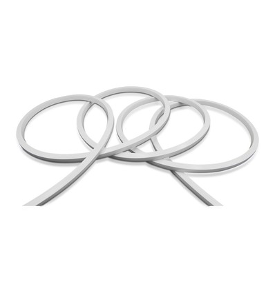 8W Neon Flex - met siliconen coating, 6000K, 24V, 5m/rol
