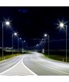 30W LED straatverlichting - Samsung LED chip, IP65, 100lm/W, grijs aluminium