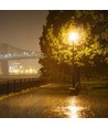 30W LED straatverlichting met sensor - Samsung LED chip, 100lm/W, IP65, koud wit, grijs, incl. verstelbare adapter