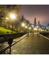 30W LED straatverlichting met sensor - Samsung LED chip, 100lm/W, IP65, koud wit, grijs, incl. verstelbare adapter