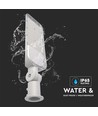 150W LED straatverlichting met Samsung chip en sensor - 135lm/W, IP65, 4000K, grijs, verstelbare hoek