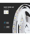 5m 11W/m LED strip - 12V, IP20, 60 LED per meter, 4000K, SMD 5050