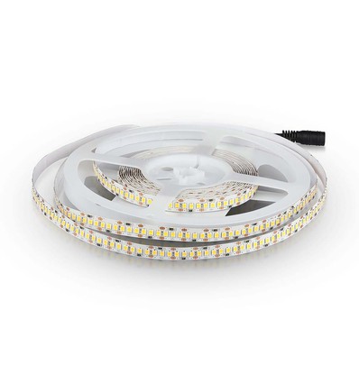 5m 17W/m LED strip, 204 LED per meter - 12V, IP20, 6500K, 120 graden, SMD2835