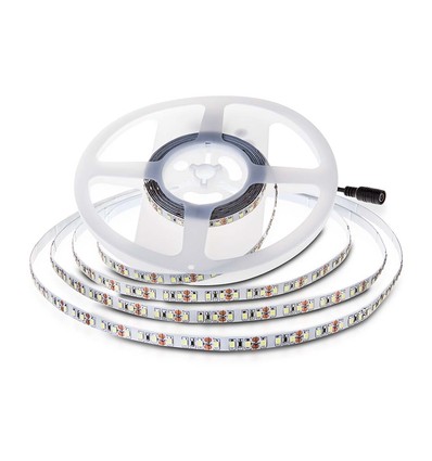 120 LED stripverlichting 8W/m - 4000K, IP20, 24V, dubbele PCB (10m/rol)