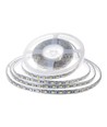 10m 8W/m spatwaterdichte LED strip - 24V, IP65, 120 LED per meter, 3000K, incl. DC-stekker