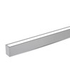 120cm 40W LED lichtrail, zilver, Samsung - UGR19, 1-10V dimbaar