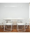 120cm 40W LED lichtrail, zilver, Samsung - UGR19, 1-10V dimbaar
