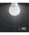 E14 4,5W LED kogellamp - P45, 180° stralingshoek