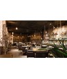 E27 2W LED-lamp - A60, filament, amberkleurig glas, extra warm