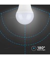 4,5W Kunststof Lamp E27 - G45
