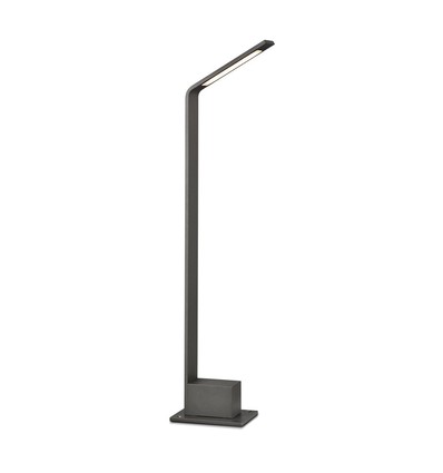 6W tuinlamp, 80cm, IP65 - Grijs, 810lm, 4000K, buiten bolderarmatuur