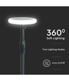 2 st. 3W LED tuinlamp op zonne-energie - IP65, 2-in-1 spies of voet, in hoogte verstelbaar 42-80cm, zwart/wit, incl. batterij