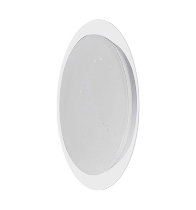 40W Designer Dome LED plafondlamp - Ø40cm, CCT kleurwissel, dimbaar, sterrenhemel effect, incl. afstandsbediening