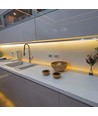 5m 17W/m LED strip - 12V, IP20, 204 LEDs per meter, warm wit